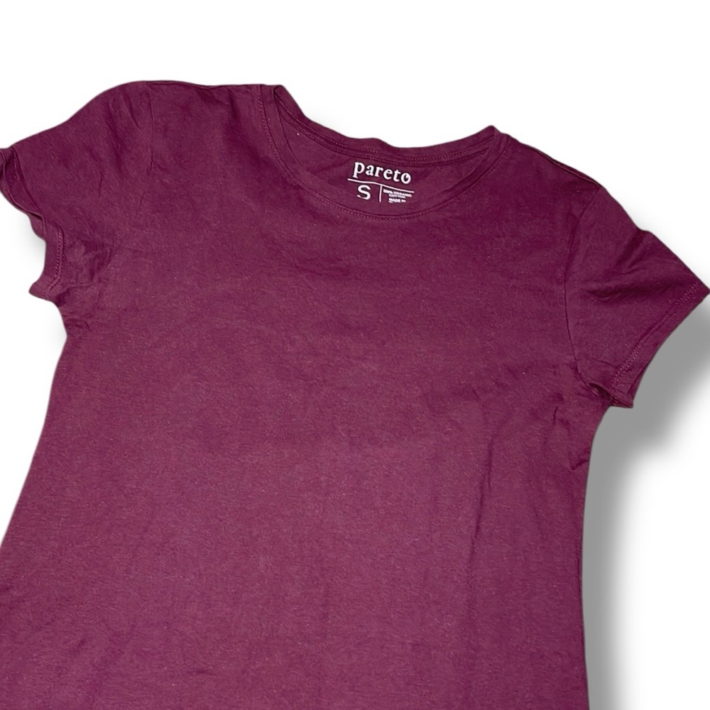 Pareto Shirt Dress‎ Women's Small Organic Cotton Eco Casual Soft USA Made